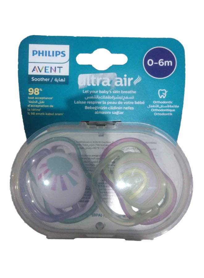 PHILIPS AVENT 2 Pieces Ultra Air Pacifier, 0 - 6 Months  - Image 3