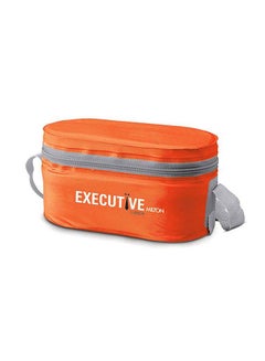 Milton 6-Piece Lunch Box Set with Insulated Bag & Cutlery - Includes Microwave Safe Oval Plastic Container (500ml) & 2 Stainless Steel Containers (280ml Each), Keeps Food Hot - Executive Orange  - Image 2