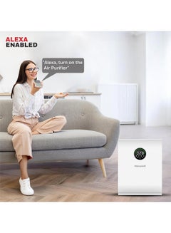 Honeywell New Launch Air Touch V5, 4-stage filtration, H13 HEPA Filter, Filter Life Up to 9000 Hours, Removes 99.99% PM2.5, CADR 380 cu.m/h, Covers 589 sq.ft, AQI LED Display, 2-year Warranty HC000028/AP/V5/UK White  - Image 5