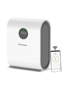 Honeywell New Launch Air Touch V5, 4-stage filtration, H13 HEPA Filter, Filter Life Up to 9000 Hours, Removes 99.99% PM2.5, CADR 380 cu.m/h, Covers 589 sq.ft, AQI LED Display, 2-year Warranty HC000028/AP/V5/UK White  - Image 1
