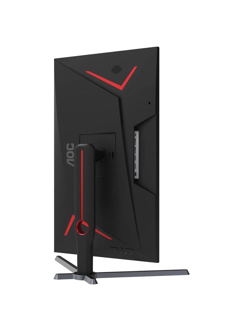 AOC - 27" Inch Q27G3ZE Gaming Monitors 2K QHD 2560x1440, DisplayHDR 400, Fast IPS Panel Type, 240Hz Refresh Rate, 0.5ms Response Time, AMD FreeSync Premium Technology, Adjustable Stand | Black & Red - Image 1