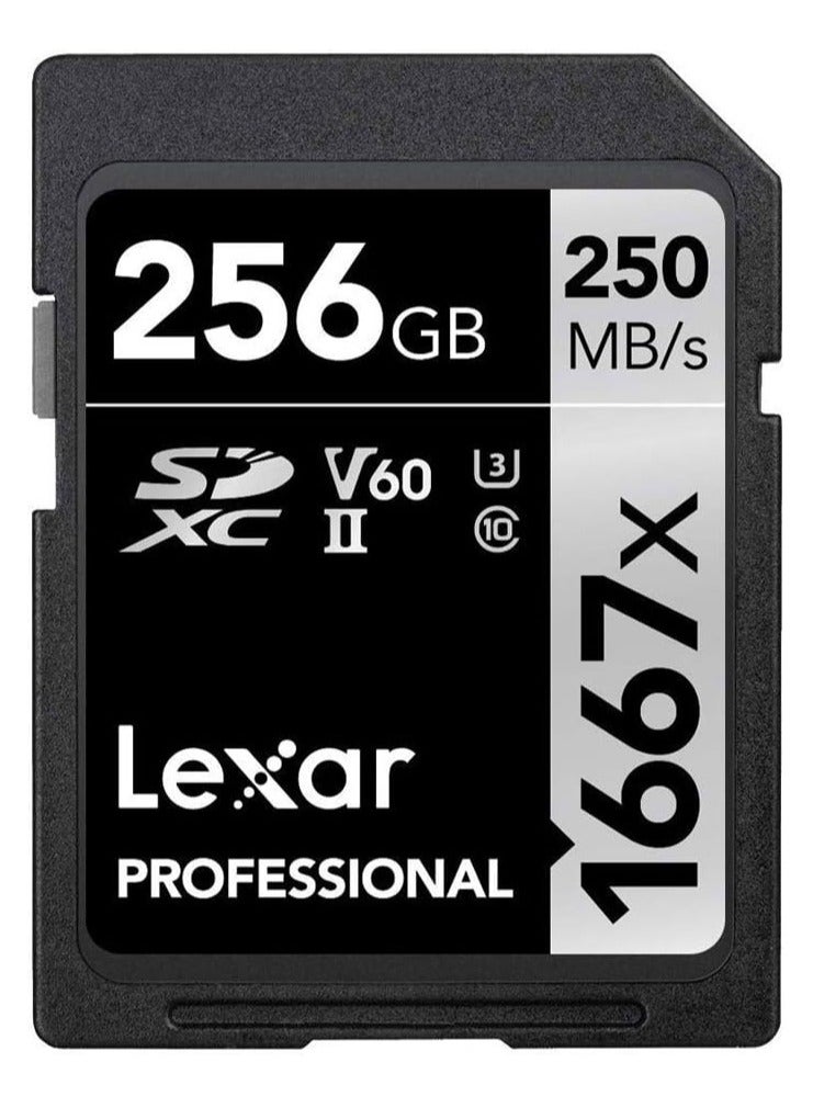 Lexar Professional SDHC/SDXC 1667x UHS-II 256gb Memory Card 2 Pack (LSD256CBNA1667) 256 GB - Image 2