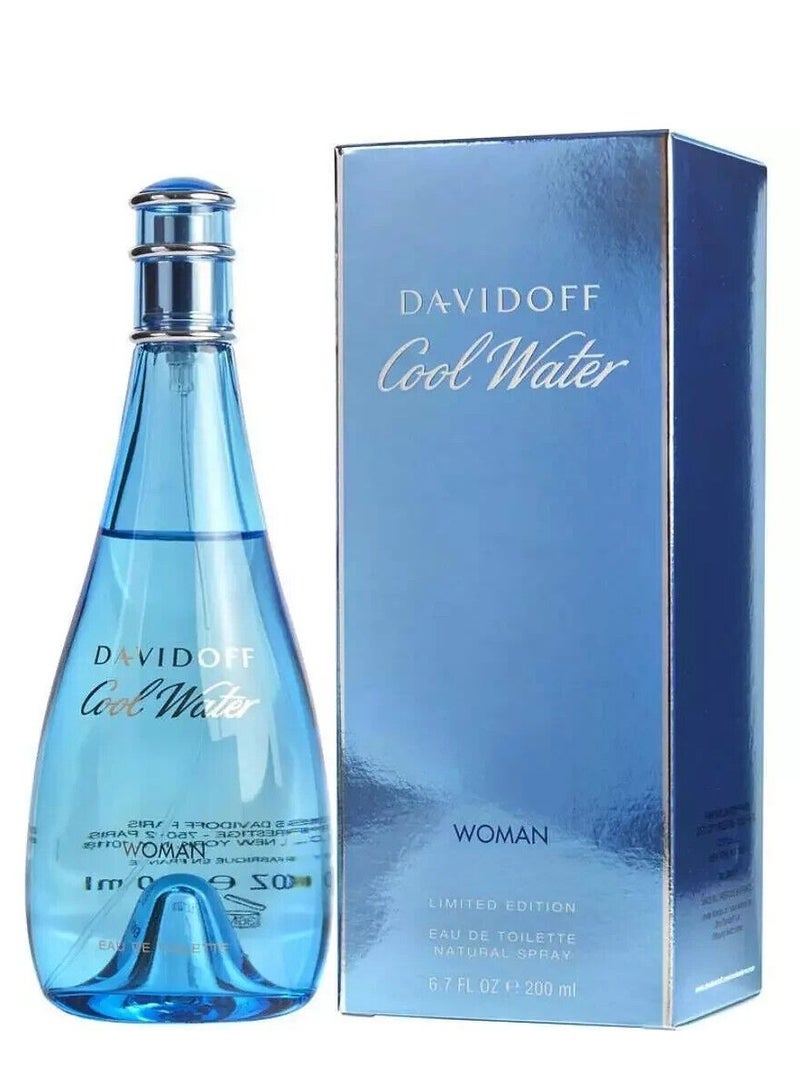 دافيدوف - Cool Water Women EDT 200ml - Image 1