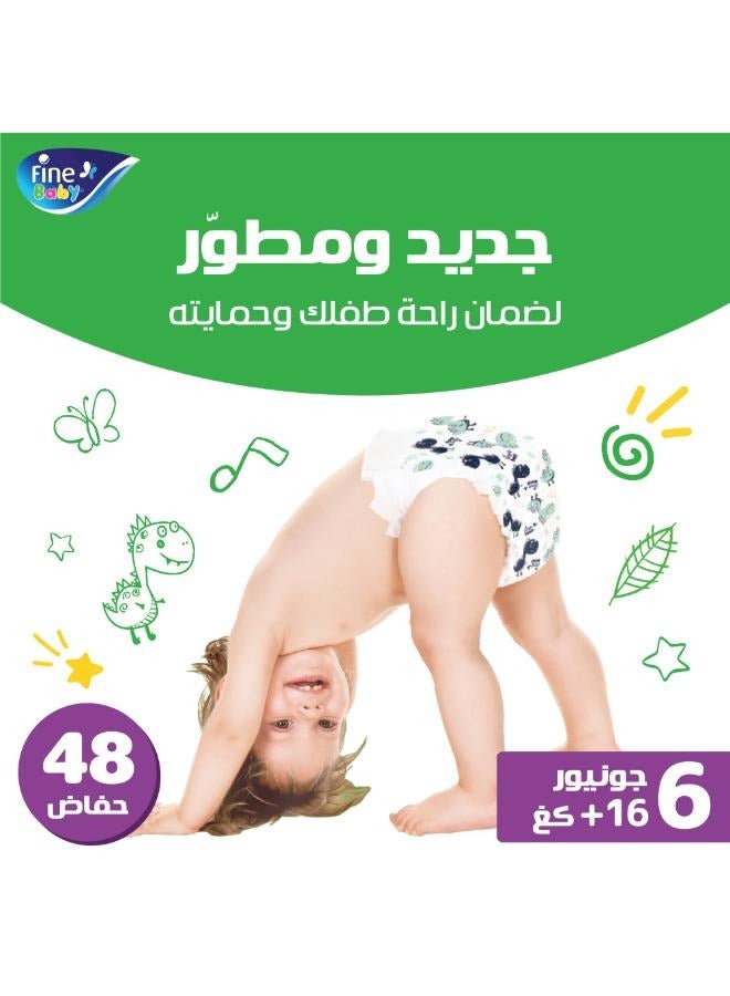 48-Piece Diapers Junior (Size 6) (16+ KG) - pnsku/N70124551V/45/_/1729828025/0fd16522-0453-41b3-a002-57e171352388