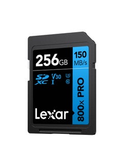 Lexar 256GB High-Performance 800x PRO UHS-I SDXC Card (BLUE Series) 256 GB - pnsku/N70124560V/45/_/1729828055/7e1dd137-fee8-4d32-8cd8-d15a52c581b9