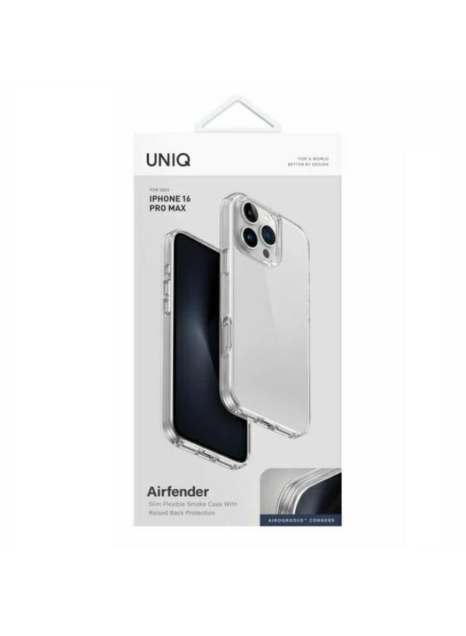 Uniq - Air Fender Protective Clear Case for iPhone 16 Pro Max - Clear - Image 1