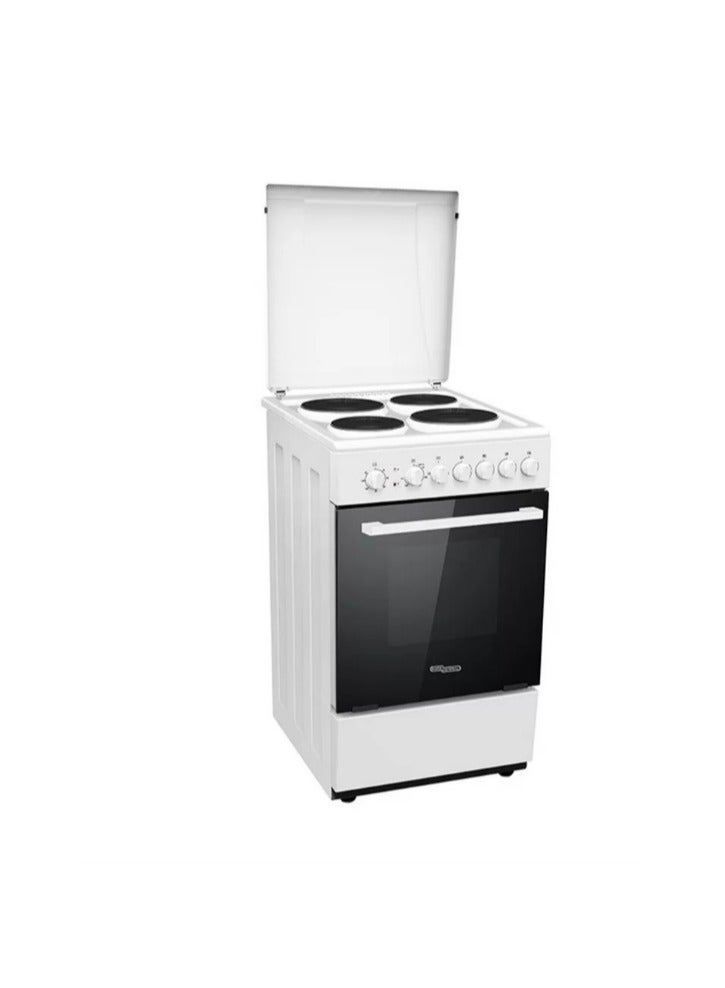 SUPER GENERAL Electric Stone Oven, Size 50 x 55 cm, 4 Burners KSGC5055EBS Silver  - Image 1