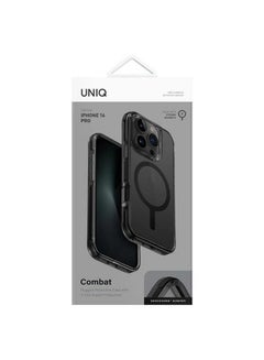 Uniq Combat Triple-Layered Protective Case for iPhone 16 Pro - Carbon ( Black )  - Image 4