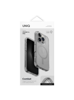 Uniq Combat Triple-Layered Protective Case for iPhone 16 Pro - Stone Grey  - Image 4