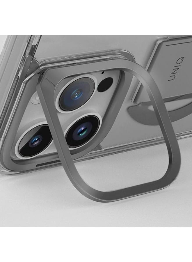 Uniq - Heldro Max FlexGrip Case for iPhone 16 Pro with Magnetic Charging - Lucent ( Clear ) - Image 1