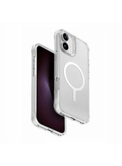 Uniq LifePro Xtreme Anti-Fingerprint Frosted Case for iPhone 16 with Co-molded Durability - Dove ( Frost Clear )  - Image 1
