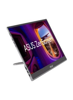 ASUS MQ16AHE ZenScreen OLED Portable Monitor, 16" FHD OLED Display, 60Hz Refresh Rate, 1ms (GTG) Response Time, Flicker-Free, GamePlus, 360° Kickstand, 1073.7M Display Colors, MQ16AHE Silver  - Image 1