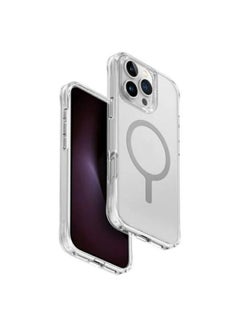 Uniq q LifePro Xtreme Anti-Fingerprint Frosted Case for iPhone 16 Pro Max with Co-molded Durability - Dove ( Frost Clear )  - Image 1
