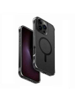 Uniq LifePro Xtreme Anti-Fingerprint Frosted Case for iPhone 16 Pro Max with Co-molded Durability - Smoke ( Frost Smoke )  - Image 1