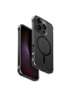 Uniq LifePro Xtreme Anti-Fingerprint Frosted Case for iPhone 16 Pro with Co-molded Durability - Smoke ( Frost Smoke )  - Image 1
