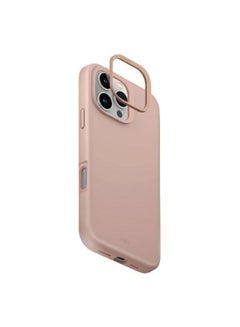 Uniq Lino Hue Hybrid Silicone Case for iPhone 16 Pro Max with Magnetic Charging - Blush ( Pink )  - Image 3