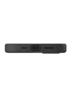 Uniq Lino Hue Hybrid Silicone Case for iPhone 16 Pro Max with Magnetic Charging - Charcoal ( Grey )  - Image 5