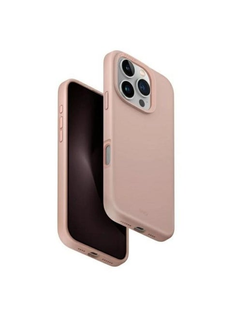 Lino Hue Hybrid Silicone Case for iPhone 16 Pro with Magnetic Charging - Blush ( Pink )