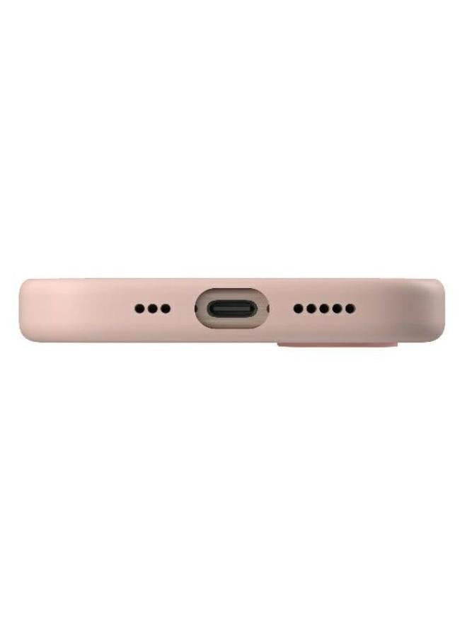 Uniq - Lino Hue Hybrid Silicone Case for iPhone 16 Pro with Magnetic Charging - Blush ( Pink ) - Image 1