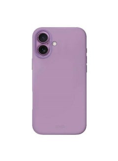 Uniq Lino Hue Hybrid Silicone Case for iPhone 16 with Magnetic Charging - Grape ( Pink )  - Image 2