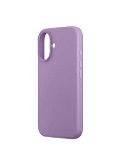 Uniq Lino Hue Hybrid Silicone Case for iPhone 16 with Magnetic Charging - Grape ( Pink )  - Image 4