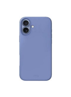 Uniq Lino Hue Hybrid Silicone Case for iPhone 16 with Magnetic Charging - Pearl Blue  - Image 2