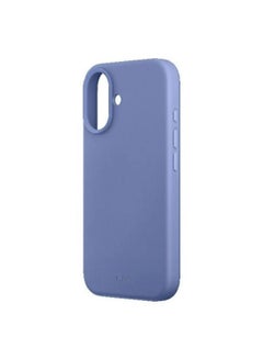 Uniq Lino Hue Hybrid Silicone Case for iPhone 16 with Magnetic Charging - Pearl Blue  - Image 4