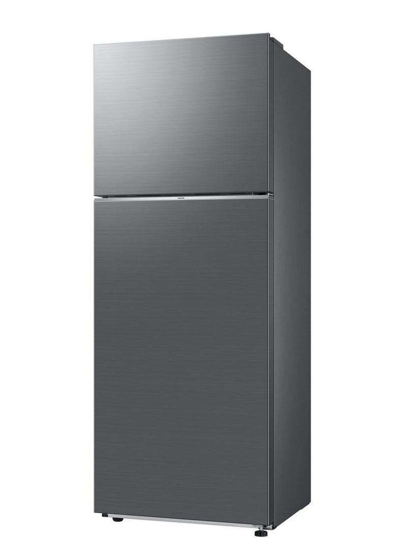 سامسونج Top Mount Refrigerator 420 Liters RT45CG5400S9 Silver/ Inox  - Image 2