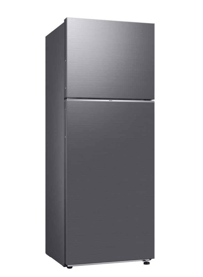 سامسونج Top Mount Refrigerator 420 Liters RT45CG5400S9 Silver/ Inox  - Image 3
