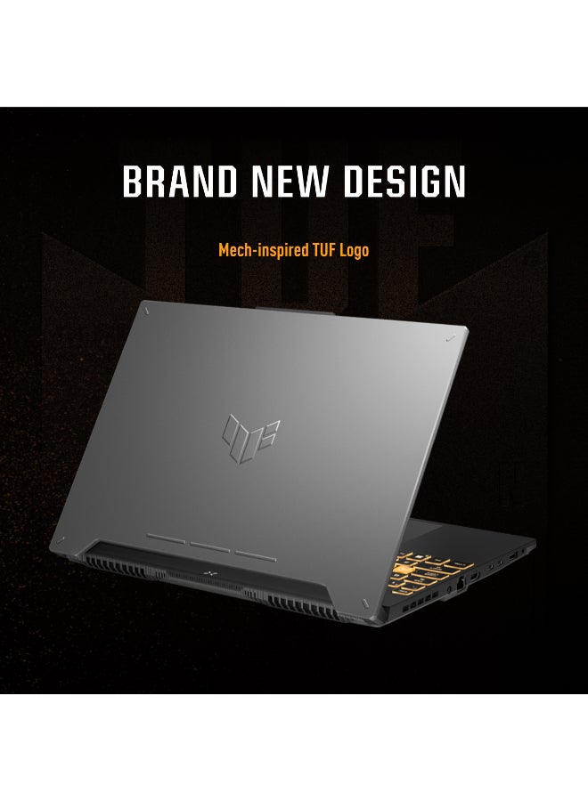 ASUS TUF Gaming F15 Laptop With 15.6-Inch Display, Intel Core i7-12700H Processor/16GB RAM/512GB SSD/4GB NVIDIA GeForce RTX 3050 Graphics/DOS(Without Windows) English/Arabic Mecha Grey - Image 3
