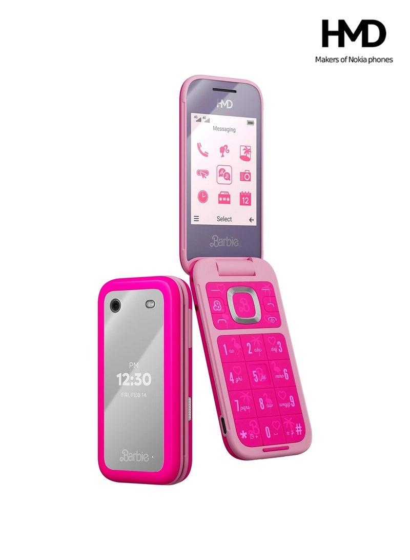 أتش أم دي هاتف باربي 4G وردي - Image 1