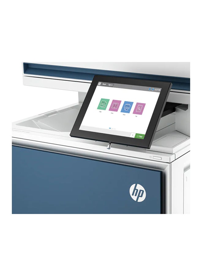 HP - Color LaserJet Enterprise MFP 5800dn Printer (6QN29A) White/Blue - Image 1