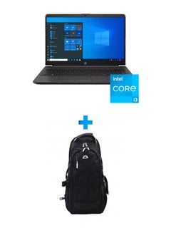 HP Hp 250 G8 Laptop With 15.6 Inch HD /Core I3-1115G4 /4 GB Ram /256 GB SSD /Intel UHD 600/ Windows 10 /English/Arabic Black With HP Laptop Bags 1418 Backpack Black English/Arabic Black  - Image 1