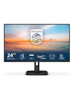 Philips 24E1N1300A - 24 Zoll Monitor, Speaker (1920x1080, 100 Hz, HDMI, USB-C (65W PD), USB Hub) schwarz Black  - Image 2