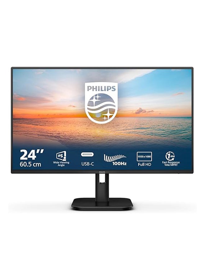 Philips 24E1N1300A - 24 Zoll Monitor, Speaker (1920x1080, 100 Hz, HDMI, USB-C (65W PD), USB Hub) schwarz Black - Image 2