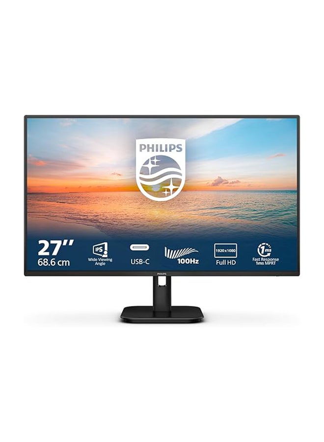Philips 27E1N1300A - 27 Zoll Monitor, Speaker (1920x1080, 100 Hz, HDMI, USB-C (65W PD), USB Hub) schwarz Black  - Image 2