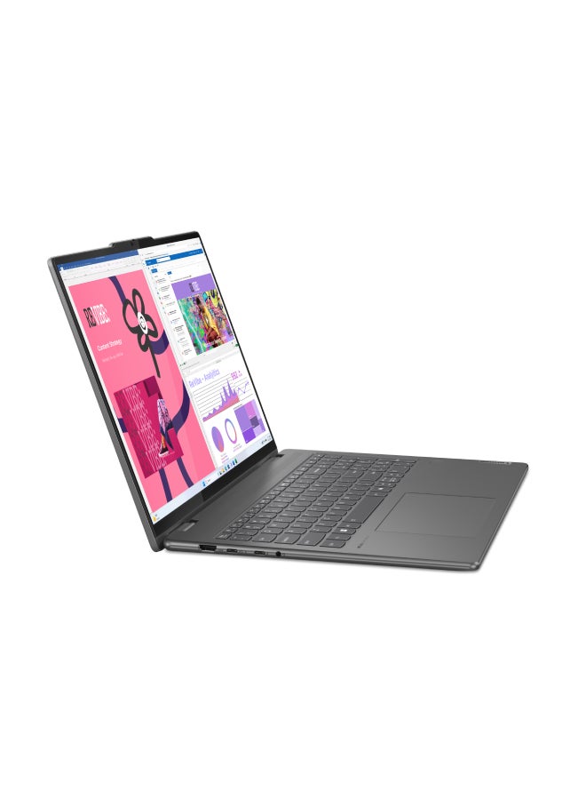 Lenovo Yoga 7i 2-in-1 Laptop With 16-Inch Display, Core Ultra 5 125U Processor/16GB RAM/512GB SSD/Intel HD Graphics/Window 11 Home English Storm Grey  - Image 4