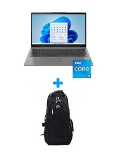 Lenovo Ideapad 3-2 Laptop With 15.6 Inch FHD /Core I5-1135G7 /8 GB Ram/ 1 Tb HDD /2 GB Geforce Mx350 /Free Dos /English/Arabic Sand With HP Laptop Bags 1418 Backpack Black English/Arabic Sand  - Image 1
