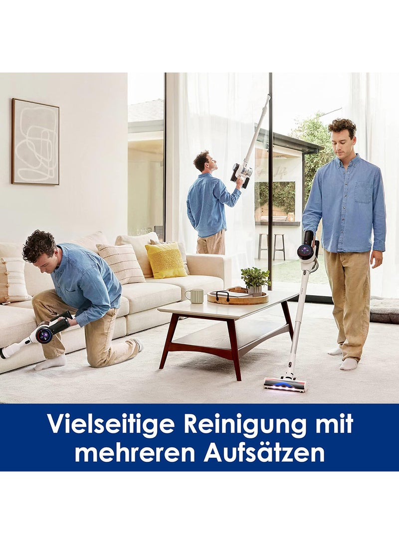 Tineco - Pure One S15 Pro Cordless Stick Vacuum Cleaner with Multiple Attachments and 500w Powerful suction, iLoop Sensor technology with iLoop screen, Ultra-Quiet and Self-Cleaning Technology 500 W Pure One S15 Pro White - Image 1