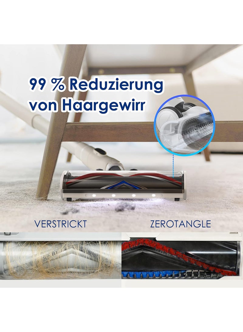 Tineco - Pure One S15 Pro Cordless Stick Vacuum Cleaner with Multiple Attachments and 500w Powerful suction, iLoop Sensor technology with iLoop screen, Ultra-Quiet and Self-Cleaning Technology 500 W Pure One S15 Pro White - Image 1