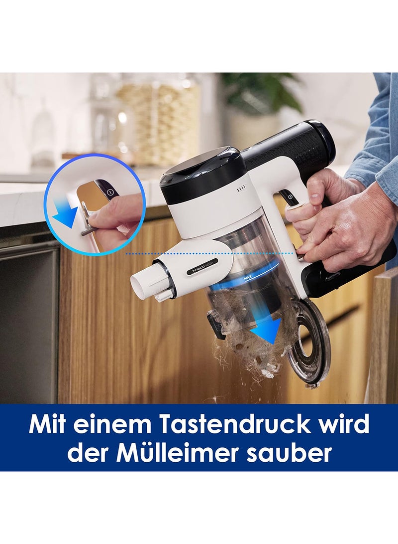 Tineco - Pure One S15 Pro Cordless Stick Vacuum Cleaner with Multiple Attachments and 500w Powerful suction, iLoop Sensor technology with iLoop screen, Ultra-Quiet and Self-Cleaning Technology 500 W Pure One S15 Pro White - Image 1