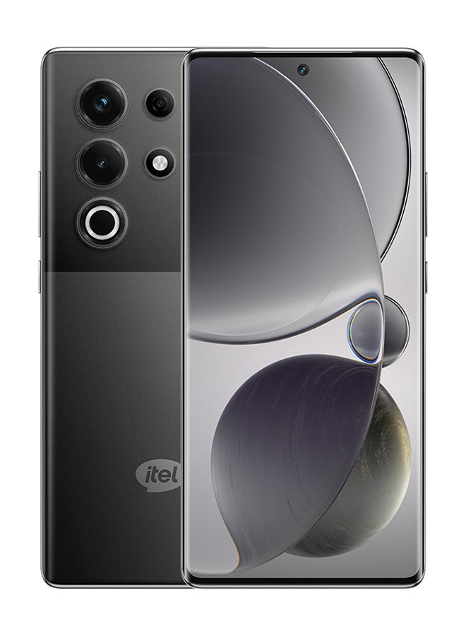 إيتيل S25 Ultra مزدوج الشريحة باللون الأسود برومو 8 + 8 جيجابايت من ذاكرة الوصول العشوائي 256 جيجابايت 4G - إصدار الشرق الأوسط - Image 3