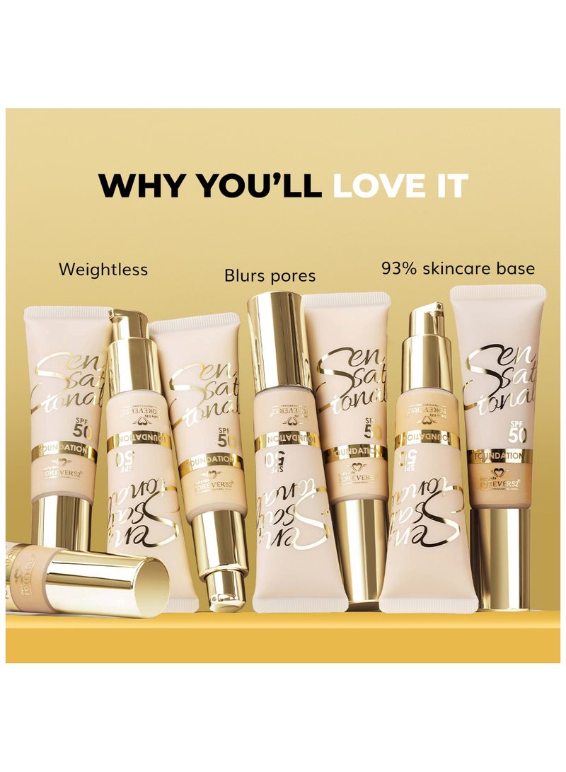 FOREVER52 - Sensational Foundation SPF50 Khaki - Image 1