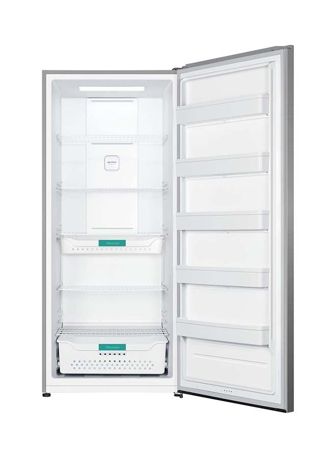 هايسنس Upright Door 381 Lt 13.5 Cu.Ft Refrigerator, Auto Defrost, Energy Saving Soundless Invertor, Touch Control, Metal Cooling, Large capacity, Premium Grey RL50W2NL Grey  - Image 3