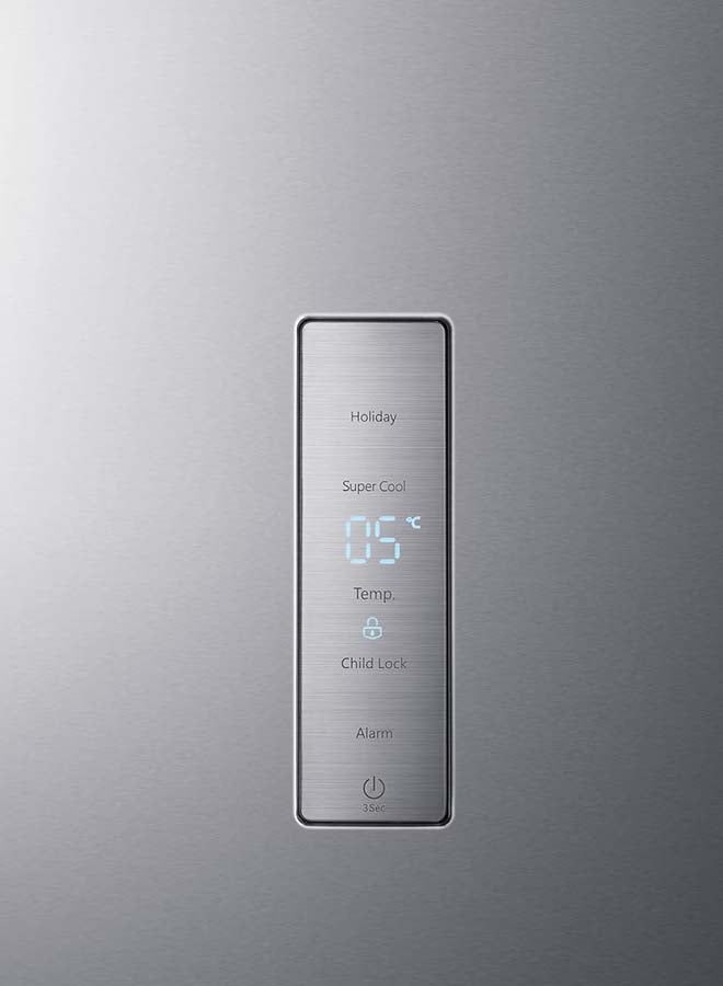 Hisense Upright Door 598 Lt 21 Cu.Ft Refrigerator, Auto Defrost, Energy Saving Soundless Invertor, Touch Control, Metal Cooling, Large capacity, Premium Grey RL76W2NLI Grey - Image 4