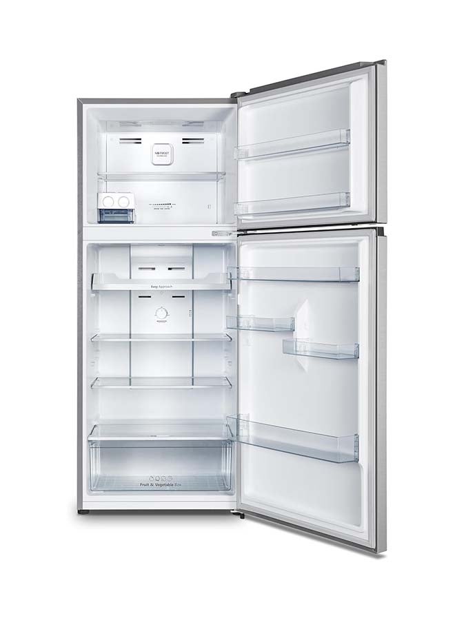هايسنس 375 Ltr 13.2 CuFt Refrigerator, Total No Frost Less Noise Multi Air Flow Metal Cooling Inverter Compressor, Maximum Capacity.  Premium Silver, Adjustable Shelves, Led Light RT48W2NOI Grey - Image 3
