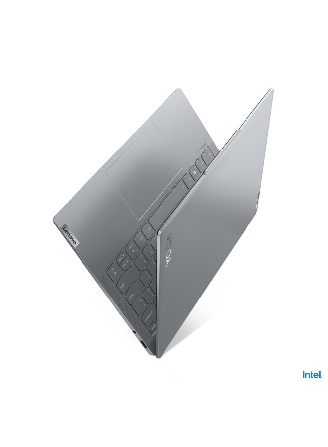 Lenovo Yoga Slim 6 Laptop With 14-Inch Display, Core i7-13700H Processor/16GB RAM/1TB SSD/Intel Iris XE Graphics/Windows 11 Home English/Arabic Storm Grey  - Image 4