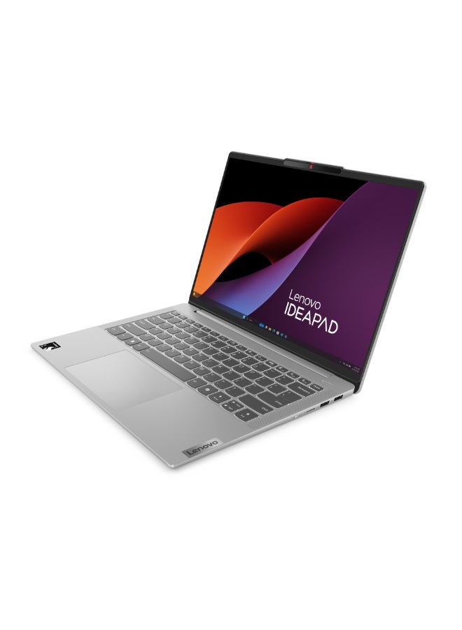 Lenovo Ideapad Slim 5 Laptop With 14-Inch Display, Snapdragon X Plus Processor/16GB RAM/512GB SSD/Qualcomm Adreno GPU/Windows 11 Home English/Arabic Cloud Grey  - Image 1