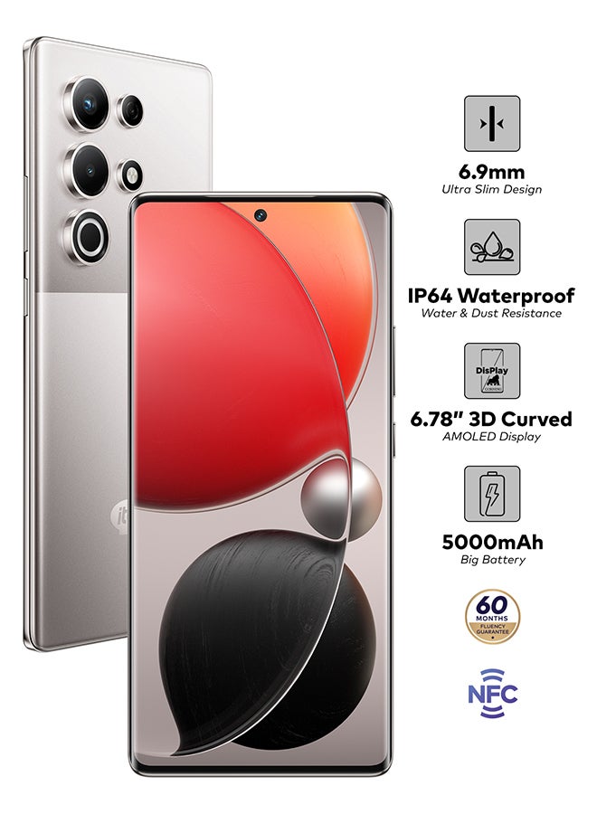 S25 Ultra Dual SIM  Meteor Titanium 8+8GB RAM 256GB 4G - Middle East Version