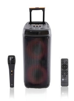 AFRA Trolley Speaker, 60 Watts, 6.5kg, 4000Ma Battery, Dual Speakers, True Wireless Stereo,  2 Years Warranty AF-60TSBK Black  - Image 5